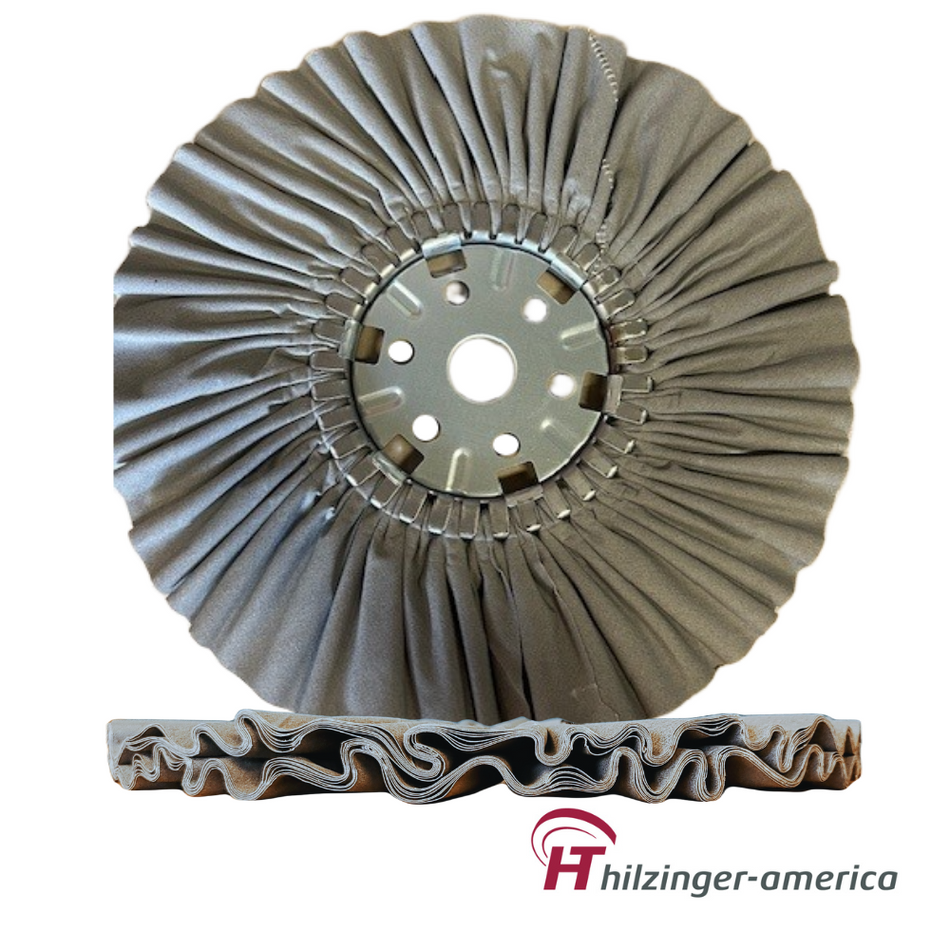 14" x 5" Premium Grey Heavy Cut Airway Buffing Wheel (#6, 16 ply)