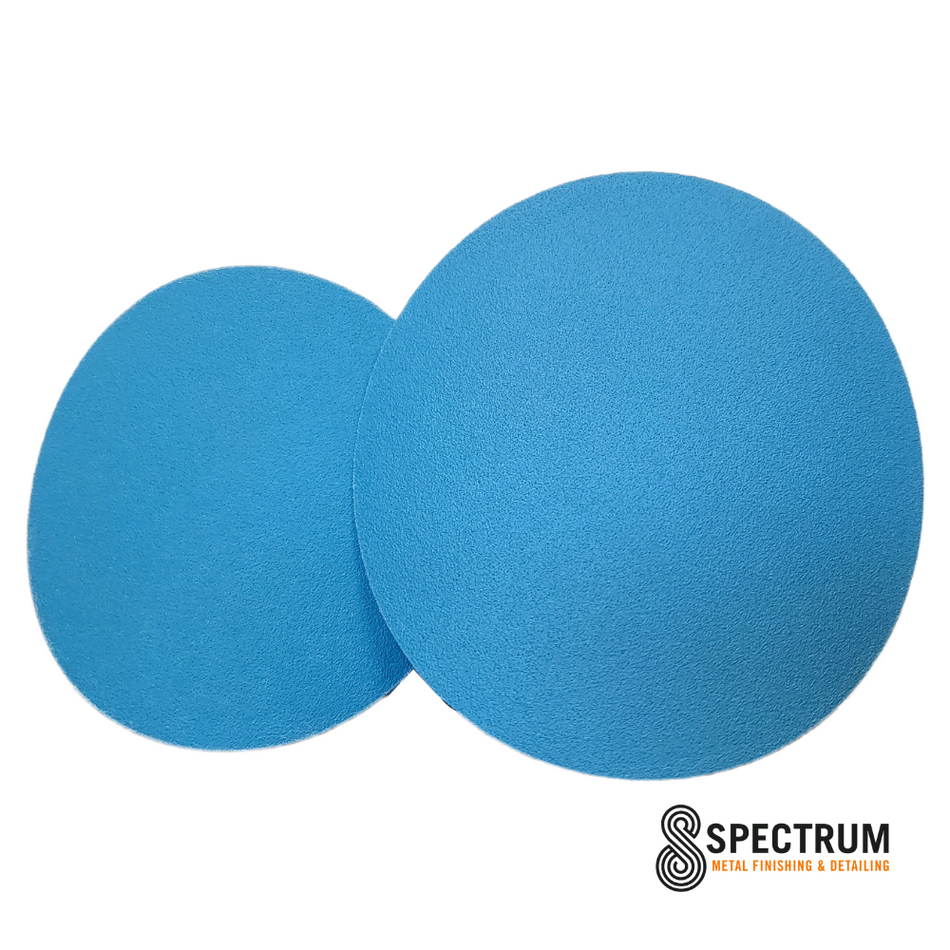 Blue Ultra Premium 120 Grit Hook & Loop Sandpaper Discs (3", 5", 6")